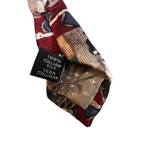 Vintage Reyn Spooner 100% Italian silk tie. Hawaiian traditionals chef waiter - Picture 6 of 8
